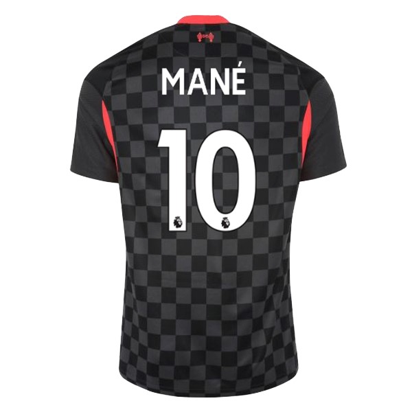 Camiseta Liverpool NO.10 Mane Replica Tercera Ropa 2020/21 Negro